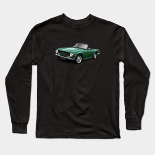 Triumph TR6 in dark green Long Sleeve T-Shirt